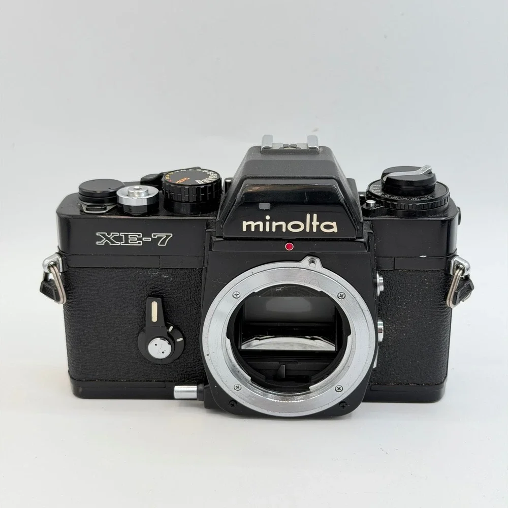 Minolta SLR Camera Body Lot XE-7 XG-M XG 2 35mm Film Vintage PARTS OR REPAIR